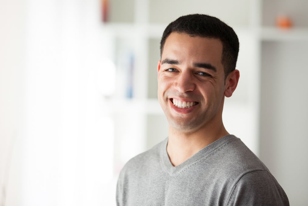 Young Man Smiling